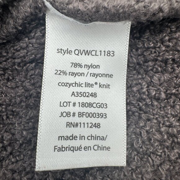 Barefoot Dreams Cozy Chic Lite Brown Chunky Knit Open Front Cardigan S/M - Picture 7 of 8